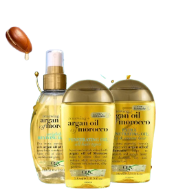 Ogx Huile d'argan du Maroc pénétrante, pour tous types de cheveux, 100 ml