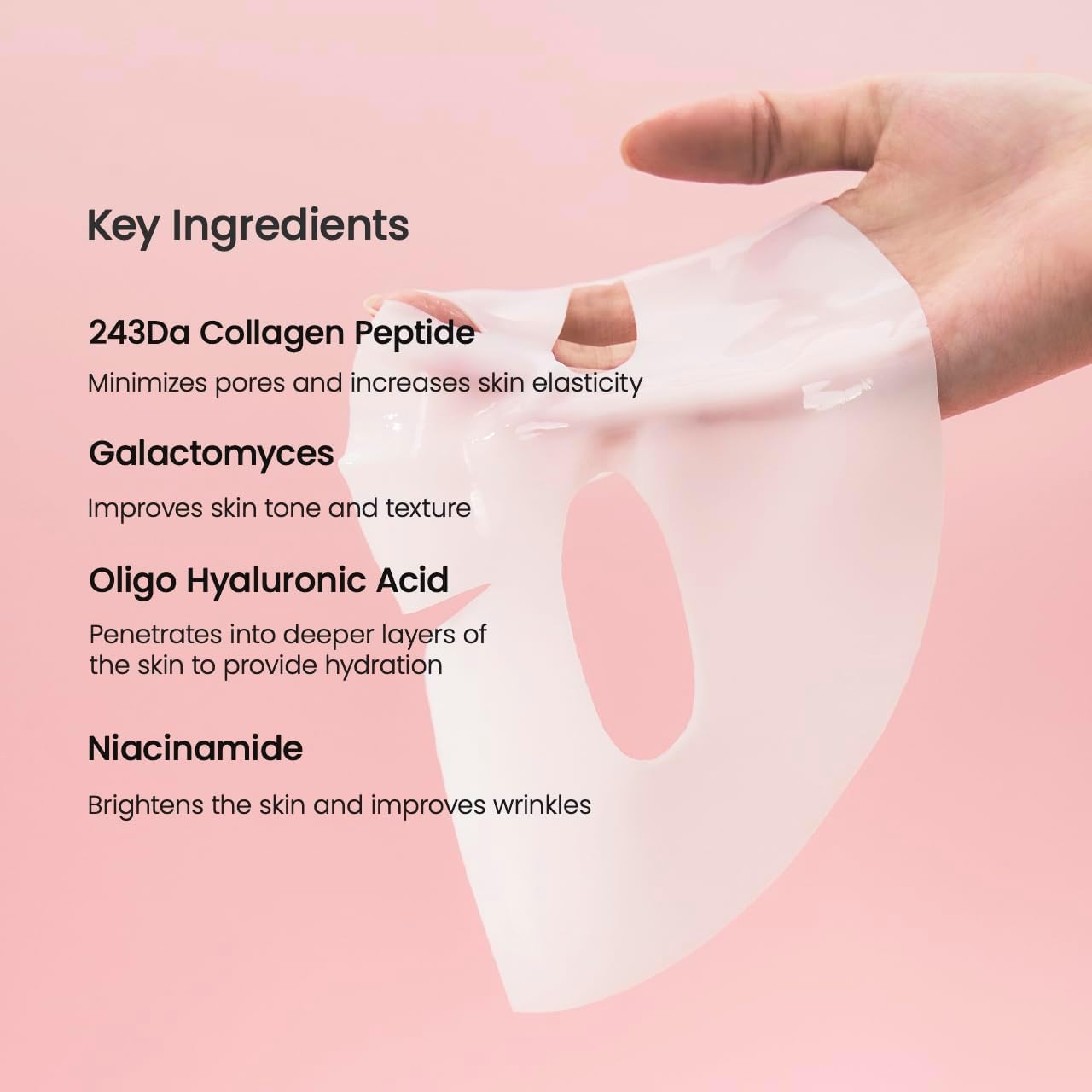Biodance Bio-Collagen Real Deep Mask Pack de 4 - Masques visage, masque visage, masque visage femme, masque visage, resserrement des pores, traitement des rides