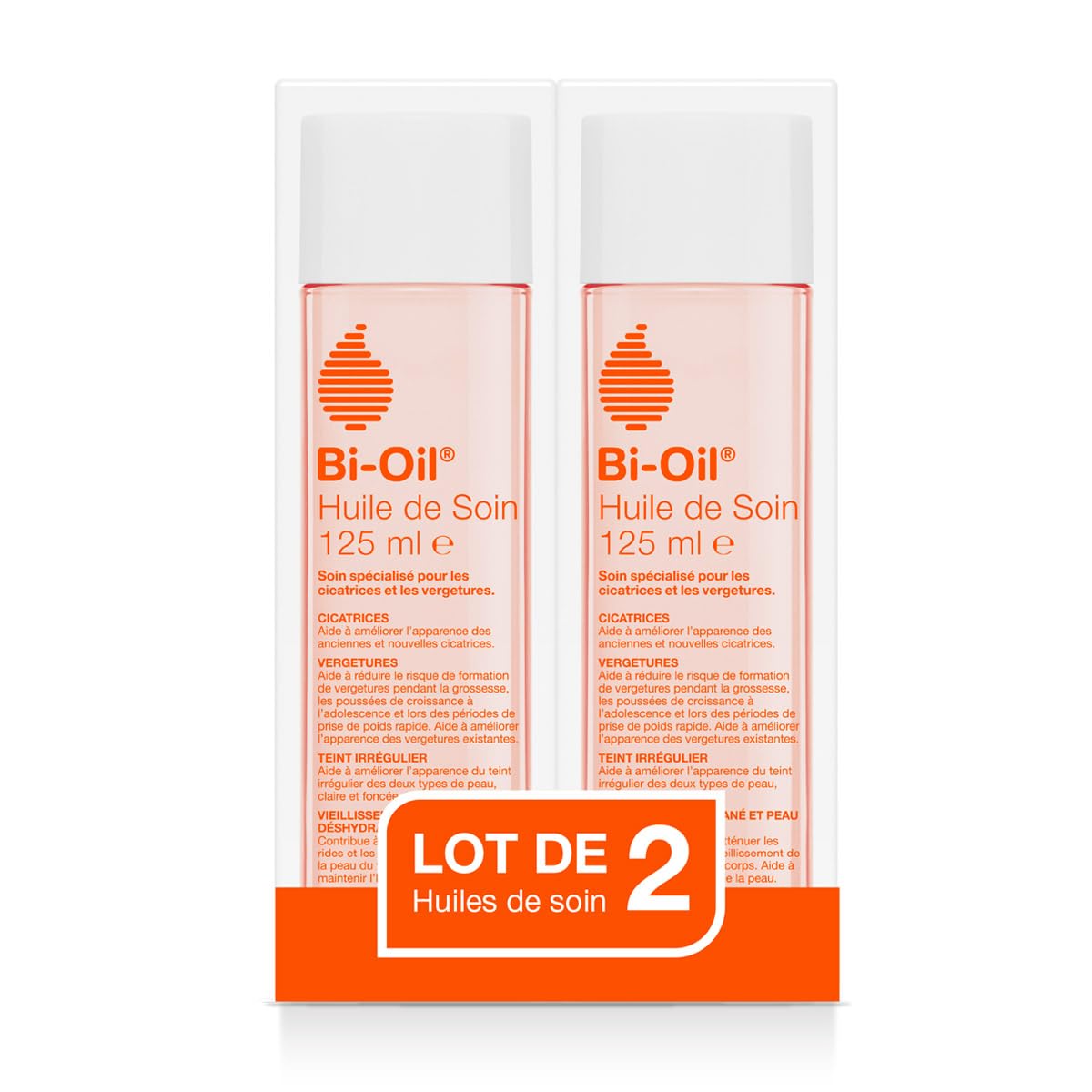 Bi-Oil Huile De Soin Pour La Peau - Soin Spécialisé Pour Les Vergetures, Cicatrices, Peau Sèche Et Teint Irrégulier - 1 X 200 Ml