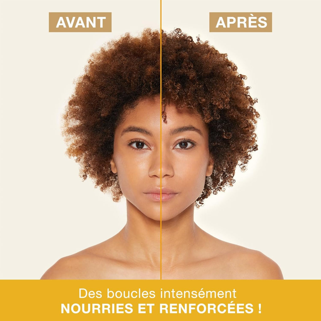 Creme of Nature Pure Honey, Crème Activatrice Boucles à l'Huile de Coco, Beurre de Karité et Miel, Soin des Cheveux Bouclés, Frisés et Crépus, Hair Curler, Produit Cheveux Sans Sulfates - 310ml